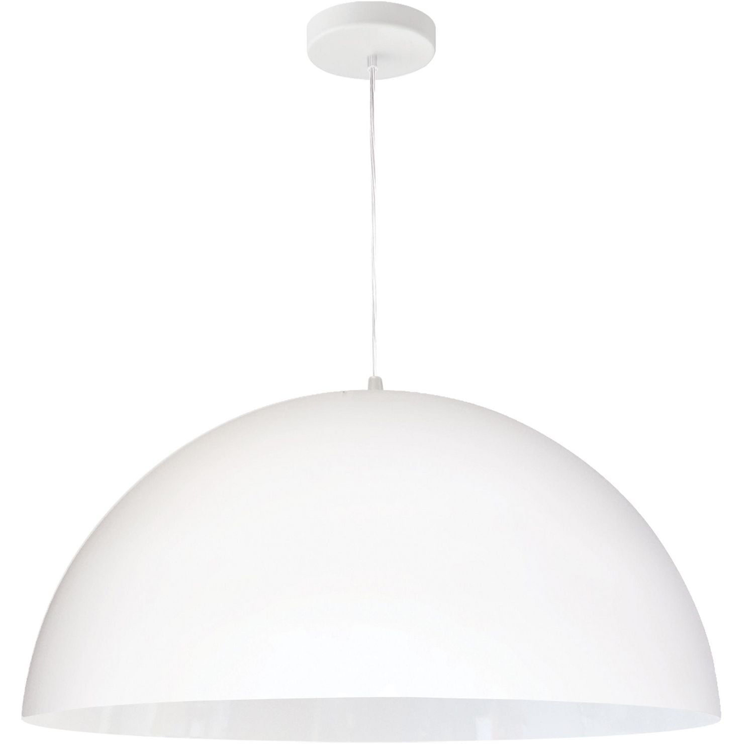 Ofelia 1 Light Pendant - Large - Matte White