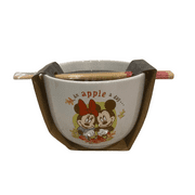 Mickey Mouse Rice Bowl with Chopsticks – Cute Disney Ceramic Set