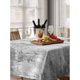 thumbnail image 6 of Grey Vintage Table Cloth, Modern Abstract Art Oil Paiting Waterproof Tablecloth for Rectangle Tables, Reusable Washable Fabric Table Cover for Restaurant Kitchen Dining Tables 60"x102", 6 of 6