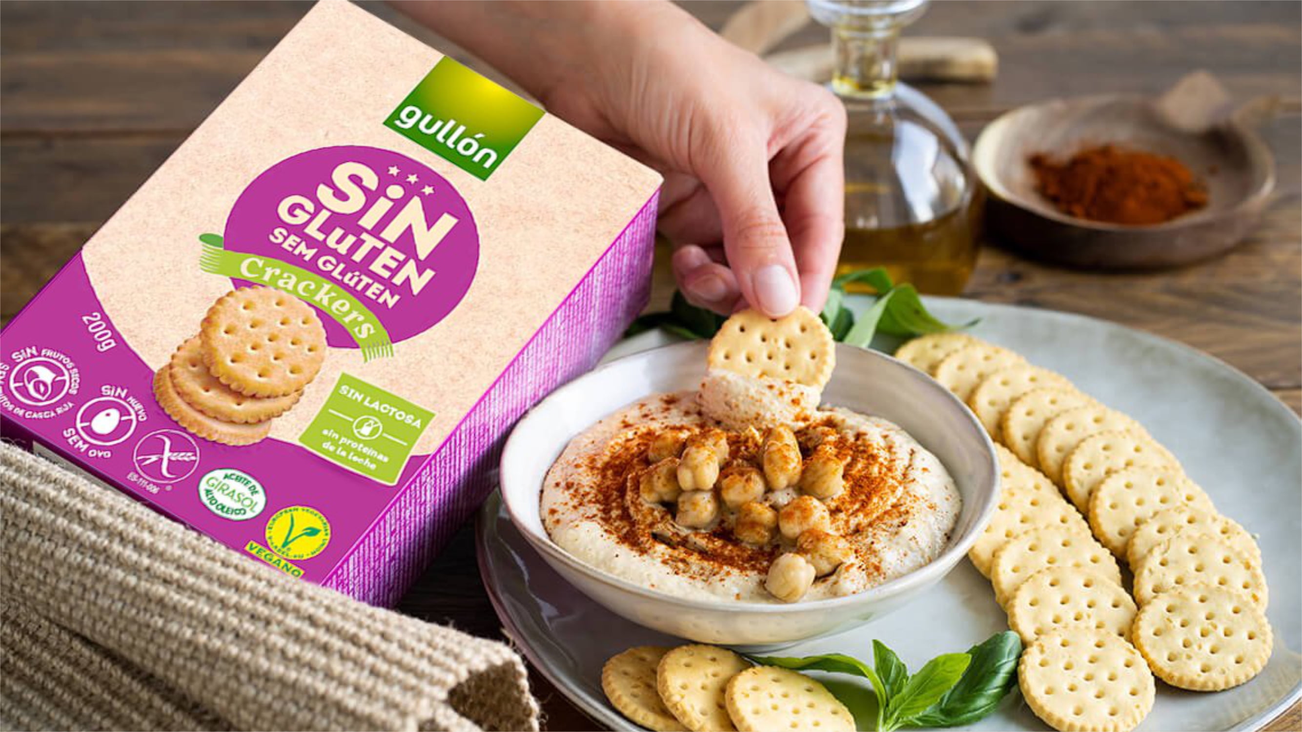 Gullon Gluten Free Cracker, 7.05oz