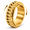 Gold, variant on Men's Chain-Link Pattern Spinner Ring, Stainless Steel 8mm Wide Band, US Sizes 6-13, Gift for Him