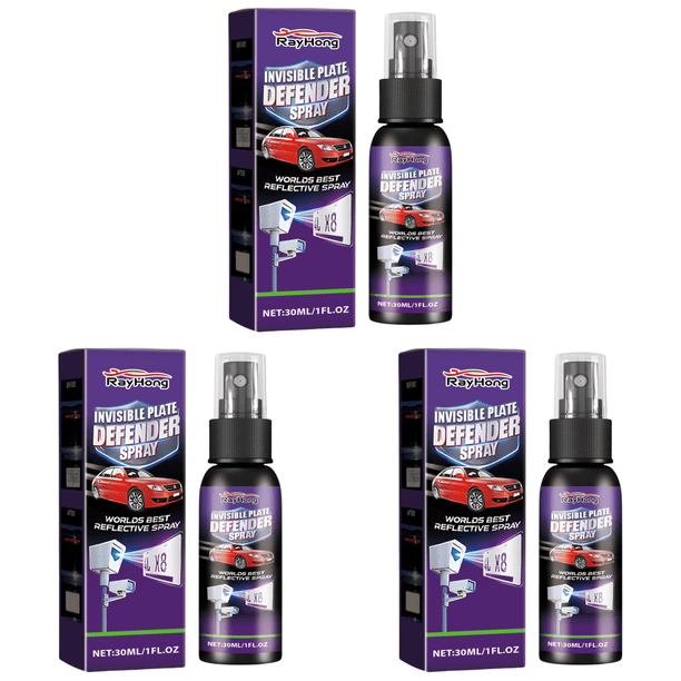 Rociador Invisible Larga Duración Sth Plate Defender 30 Ml para La Mayoría Los Automóviles Verde