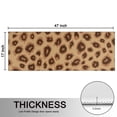 thumbnail image 5 of Kitchen Rugs Sets Of 2,Leopard Pattern Anti Fatigue Kitchen Mat Rugs Non Slip Washable,Decorative Kitchen Floor Mats for Kitchen,Sink,Laundry,17"X47", 5 of 5