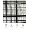 thumbnail image 5 of Sage Green Black Plaid Wrap Around Bed Skirts for Queen Bed 18" Drop,Bed Skirt with Adjustable Elastic Belt Dust Ruffle Bed Valance for Bedroom Hotel Farmhouse Green Black Checkered Bed Frame Cover, 5 of 7
