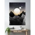 thumbnail image 2 of A Starfield Sky Poster Wall Art, Modern Wall Decor, 8x12 UNFRAMED, 2 of 2