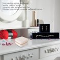 thumbnail image 4 of Velvet Jewelry Storage Case, Velvet Travel Jewelry Box 2 Layer Space Saving Multifunctional Humanized Full Protection  For Necklaces Bracelets Type 1,Type 2,Type 3,Type 4,Type, 4 of 8