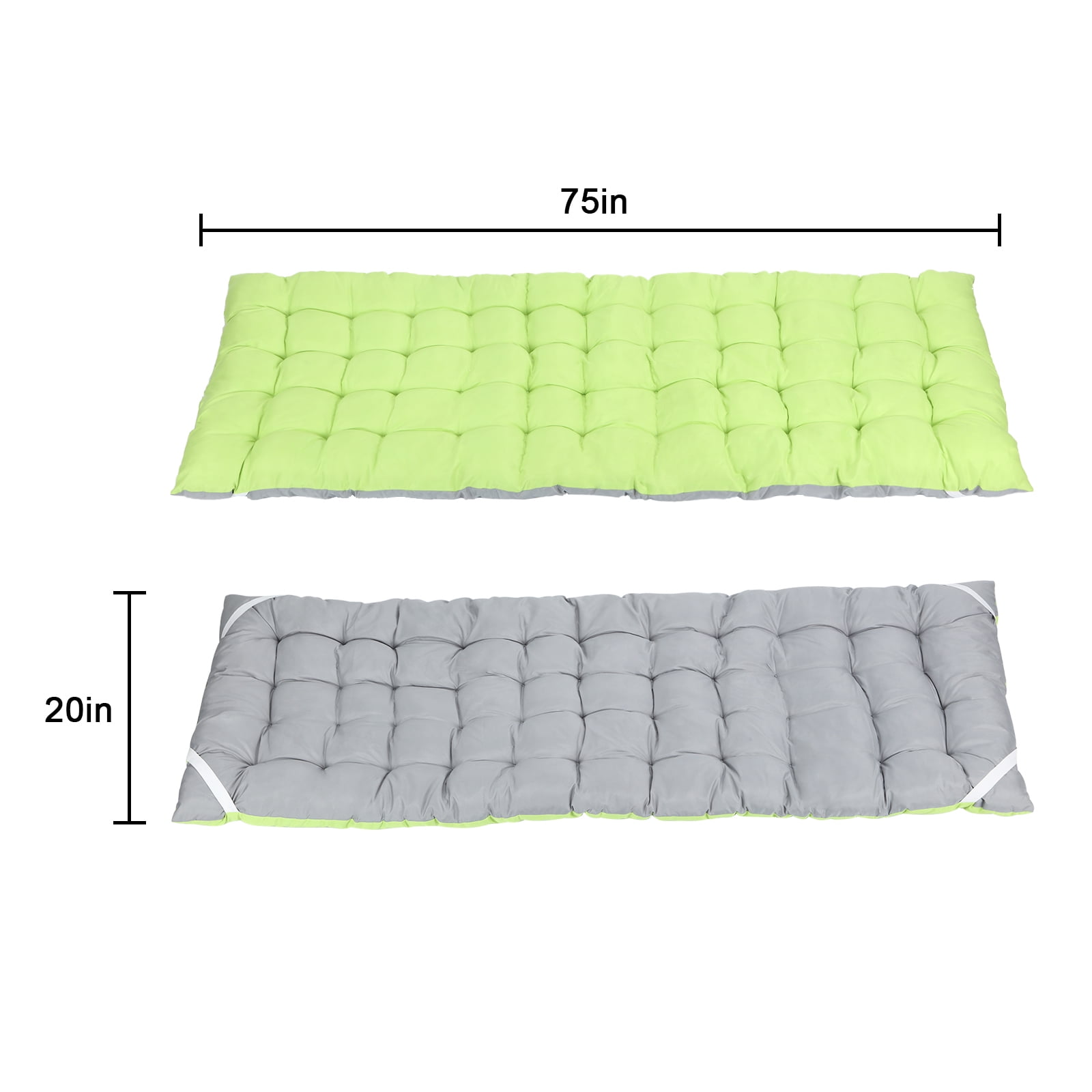Portable Camping Cot with Mattress, Folding Sleeping Cot Heavy Duty Fold Up Camp Bed, Green
