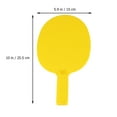 thumbnail image 4 of EeaseCA 1 Pair Table Tennis Bats Plastic Racket Children Practice Training Plastic Pats for Kids (Yellow), 4 of 7