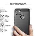 thumbnail image 3 of CoverON For Motorola Moto G9 Power Phone Case, Slim Lightweight Flexible TPU Minimal Cover Carbon Fiber, Black, 3 of 8