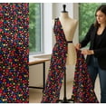thumbnail image 5 of Soimoi Black Cotton Poplin Fabric Polka Dots Printed Fabric 1 Yard 58 Inch Wide, 5 of 7