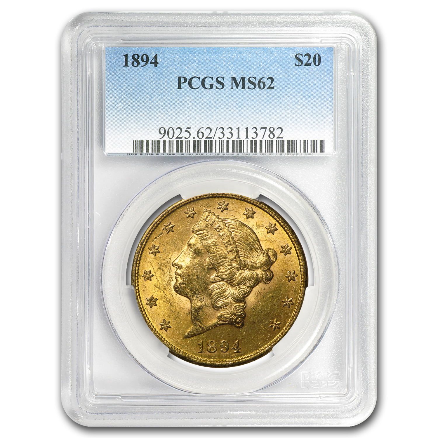 Details about   1894 $20 Liberty Gold Double Eagle MS-62 PCGS 