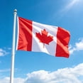 thumbnail image 5 of Canada Flag Color and Fade Proof, Canvas Header and Double Stitched, Canadian National Flags with Brass Grommets, Outdoor Indoor Banner, Patriotic Decor for Home, 5 of 6