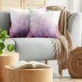 thumbnail image 5 of Ambesonne Flower Throw Pillow Cover 2 Pack, Spring Time Fantasy, 16", Pink Purple, 5 of 7
