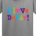 thumbnail image 4 of Inktastic I Love Daddy Girls Youth T-Shirt, 4 of 5