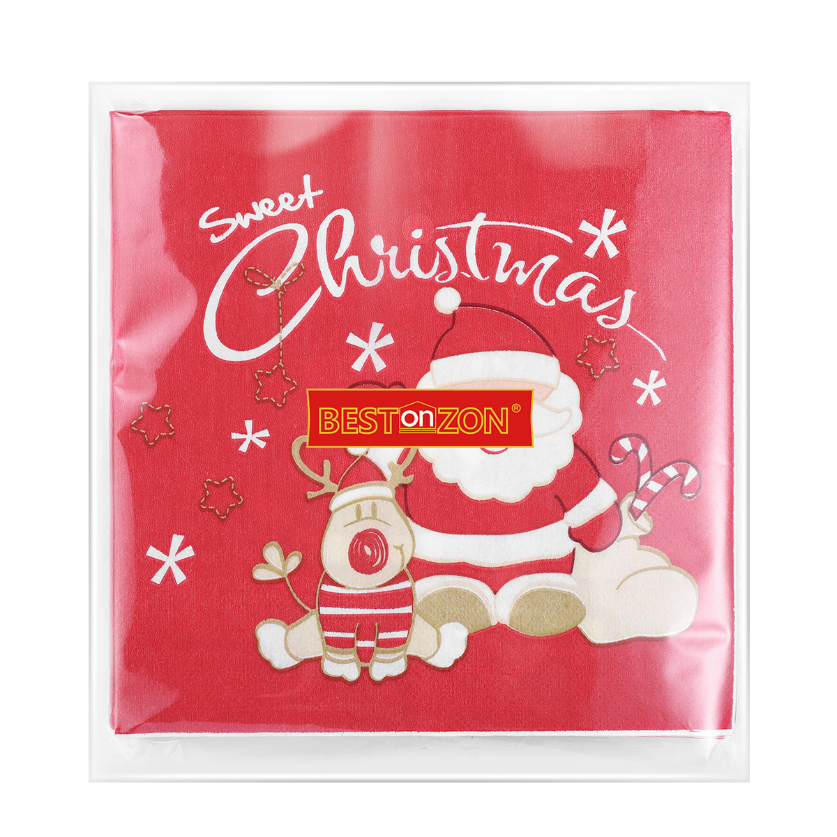 32 Serviettes De Table De Noël – Décorations Festives Père Noël - 7