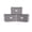Graphite Polyester, variant on Keepsakes - Zip-Top Storage Box - Heavy Duty Polyester- Reinforced Handles - Stackable Design - Indoor Storage, Brown