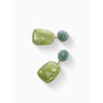 thumbnail image 4 of Time and Tru Blue/ Green Statement Earrings, 4 of 4