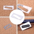 thumbnail image 3 of CIMAXIC Anneau de Conversion pour Guitare Électrique Housse de Protection pour Micro (Argent), 3.61"X1.8"X0.1", 3 of 5