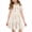 Earthy Yellow, variant on yuCgh Floral Print Easter Dress for Girls, Short Sleeve Summer Dress with Front Pocket, Lightweight Casual Party Dress for Kids,Blue 110