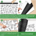 thumbnail image 6 of Lssam Carbon Transfer Paper, Graphite Tracing Paper for Sewing Drawing and Wood Transfer, Reusable Dressmakers and Artists Copy Paper, Includes 100 Sheets and 5 Embossing Dotting Tools, 6 of 7