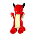 thumbnail image 4 of Mighty Jr Dragon Red Durable Plush Squeaky Dog Toy, 4 of 8