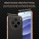 thumbnail image 5 of AZNS For vivo X200 5G Case Electroplating Carbon Fiber Texture PU TPU Phone Cover - Green, 5 of 5