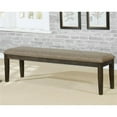 thumbnail image 2 of Furniture of America Lemieux Transitional Wood Padded Dinning Bench in Espresso, 2 of 5