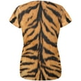 thumbnail image 2 of Halloween Tiger Costume All Over Womens T Shirt, 2 of 2