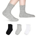 thumbnail image 5 of Elutong 24 Pairs Kids Socks Boys Girls Socks, Crew Athletic Socks Mid Cut Casual Socks for Kids 1-14 Years, 5 of 7