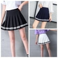 thumbnail image 4 of EIMELI Jupe Plissée Mini Décontractée pour Femmes Taille Haute Jupe Patineuse avec Shorts S-TTG, 4 of 9