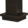 thumbnail image 3 of SIMPLE RELAX Indoor Contemporary Durable Metal End Table, Cappuccino, 3 of 6