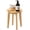 Raw Bamboo, variant on Round 16 Inch Bamboo Waterproof Shower Bathroom Stool Chair, Duty Wooden Bath Corner Shaving Legs Bench Seat (Honey Bamboo, XL)