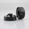 thumbnail image 2 of 12PCS Pies de Aislamiento de Altavoz HiFi Almohadillas de Cojín Pies de Soporte 40X23 mm Amortiguador de Vibraciones de Aluminio Negro, 2 of 5