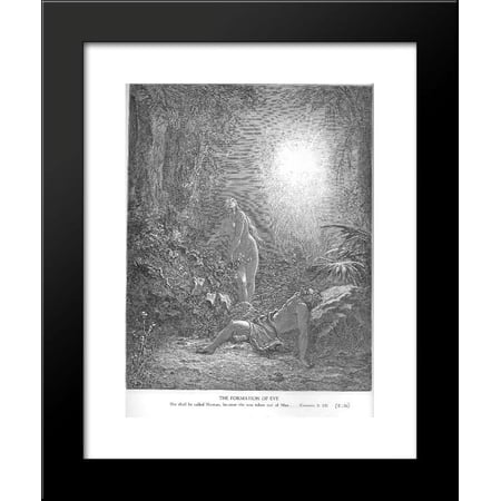 The Creation of Eve 20x24 Framed Art Print by Gustave Dore