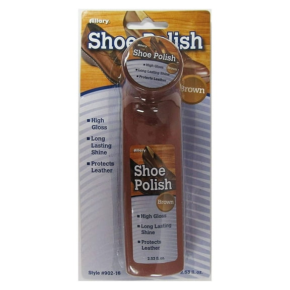 Allary Brown Shoe Polish, Model #902-16