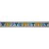 Blue First Birthday Jointed Birthday Banner