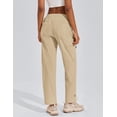 thumbnail image 6 of Pinspark Waterproof Pants Women Quick Dry Lightweight Outdoor Sun Protection Pant with Pockets Summer Athletic Cargo Joggers, 6 of 6
