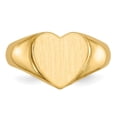 thumbnail image 4 of Solid 14k Yellow Gold Engravable Signet Ring (9.7mm) - Size 8.5, 4 of 5