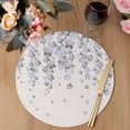 thumbnail image 3 of Light Purple Cherry Round 15 Inch Placemats Set of 8, Spring Floral Gray Flowers Blossom Beige HeatResistant Non Slip Place Mats for Dining Table, Wipeable Braided Kitchen Table Mats for Housewarming, 3 of 9