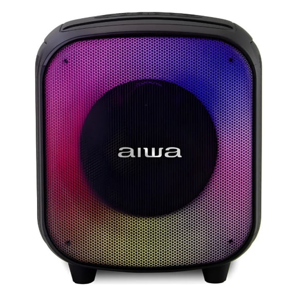 Bocina Bluetooth Aiwa Portatil 40w Con Función Tws Aw-b81 Negro Negro