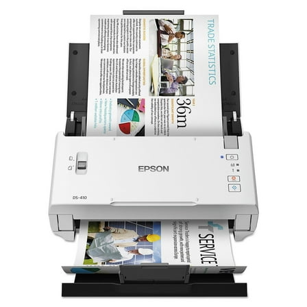 Epson DS-410 Document Scanner, 1200 dpi, 8 1/2" x 120", 26 ppm