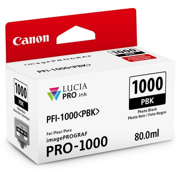 Canon PFI-1000 Original Ink Cartridge - Photo Black - Inkjet - 2205 Photos