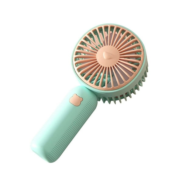 Mini ventilador portátil de bolsillo con soporte para escritorio, ventilador de carga USB