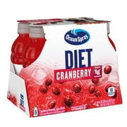 Ocean Spray Diet Cranberry Juice Drinks, 10 fl oz Bottles, 6 Count