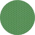 thumbnail image 1 of Ahgly Company Machine Washable Indoor Round Transitional Deep Emerald Green Area Rugs, 6' Round, 1 of 7