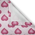 thumbnail image 4 of Ambesonne Pale Pink Window Valance, Hearts Cartoon, 54" X 18", Magenta Pale Pink, 4 of 5