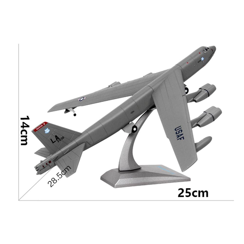 JWQFBC 1:2 Die Cast Alloy Military American B-52 Fighter Aircraft Plane Toys Model w/