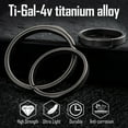 thumbnail image 3 of Titanium Key Ring for Keychain, Key Unity 5 Pack Split Ring Side Pushing Round Flat Key Ring for Man & Women, KA20 (1.3''-1pc, 1.06''-2pcs, 0.87''-2pcs), 3 of 7