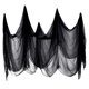 thumbnail image 3 of Decoración colgante de Halloween de 200x250cm, gasa de Halloween, regalos DIY, tela de Halloween para mesa, silla, techos, telaraña, disfraz de momia Macarena Malla de gasa negra, 3 of 5
