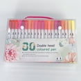 thumbnail image 2 of SagaSave Dual Tip Brush Pens Set Watercolour Pens 36-100 Colors for Writing DIY Coloring Drawing Adults, 2 of 7